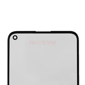 Стекло дисплея для Huawei P40 Lite E (ART-L29)/Honor Play 3/9C/Y7p OCA пленкой (черное) - Оригинал (Mitsubishi)