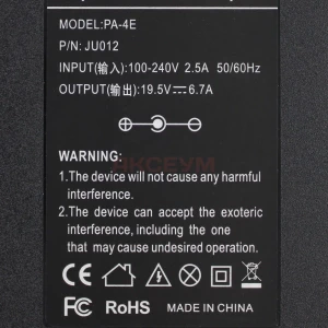 Блок питания для ноутбуков Dell 19.5V/6.7A/130W (7.4х5.0 с иглой)