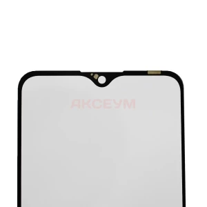 Стекло дисплея для Vivo Y91C/Y91/Y93/Y1s с OCA пленкой (черное) - Оригинал (Mitsubishi)