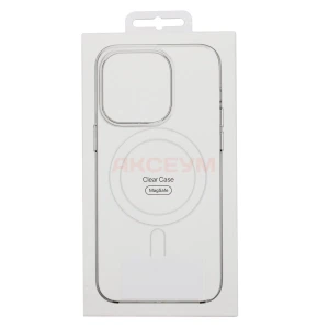 Чехол накладка для iPhone 15 Pro Max MagSafe PC Clear (прозрачный)