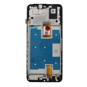 Дисплей с рамкой для Honor X7a/X7a Plus/Enjoy 40 Plus с тачскрином (черный) - Оригинал