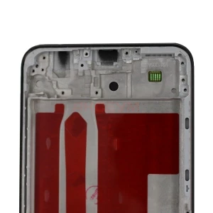 Дисплей с рамкой для Honor X8 с тачскрином (черный) - Оригинал