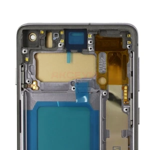 Дисплей с рамкой для Samsung Galaxy S10 (G973F) с тачскрином (черный) - In-Cell