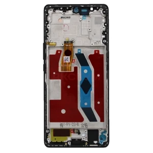 Дисплей с рамкой для Honor X9a 5G/X40/Magic 5 Lite с тачскрином (черный) - Оригинал