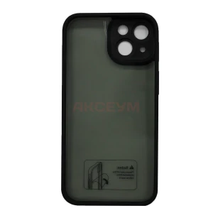 Чехол накладка для iPhone 14 PC090 (черный)