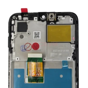 Дисплей с рамкой для Honor X8 5G с тачскрином (черный) - Оригинал
