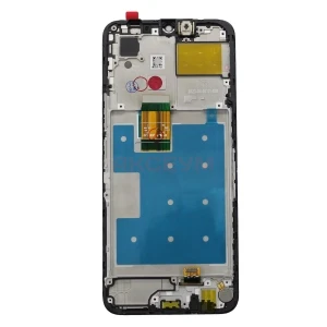 Дисплей с рамкой для Honor X8 5G с тачскрином (черный) - Оригинал
