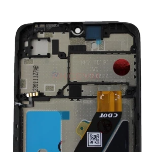 Дисплей с рамкой для Tecno Spark Go 2023 с тачскрином (черный) - Оригинал