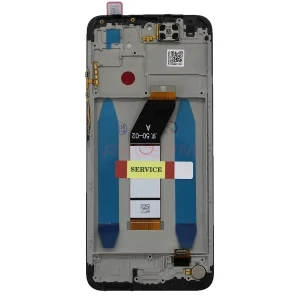 Дисплей с рамкой для Xiaomi Redmi 10 с тачскрином (черный) - Оригинал