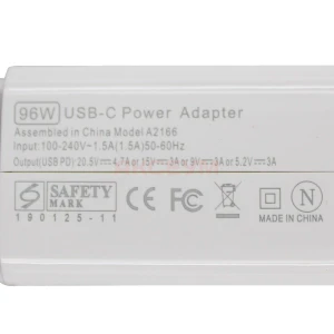 Блок питания Type-C для ноутбуков 20.5V 4.7A 96W