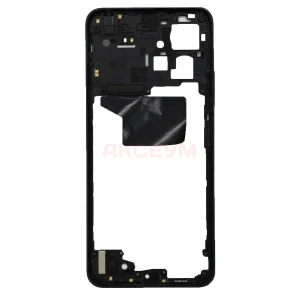 Средняя часть для Xiaomi Redmi Note 12 4G (черная)