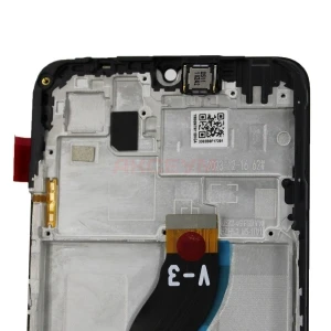 Дисплей с рамкой для Xiaomi Redmi 13C 4G с тачскрином (черный) - Оригинал