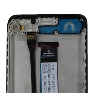 Дисплей с рамкой для Xiaomi Redmi 13C 4G с тачскрином (черный) - Оригинал