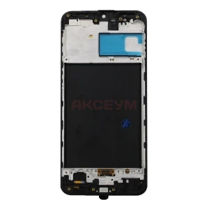 Дисплей с рамкой для Samsung Galaxy M30s/M21 (M307F/M215F) с тачскрином (черный) - OLED