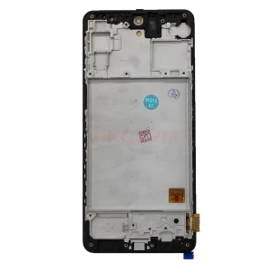 Дисплей с рамкой для Samsung Galaxy M31s (M317F) с тачскрином (черный) - OLED