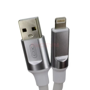 Кабель USB - Lightning XO NB251 (6A/силикон) белый
