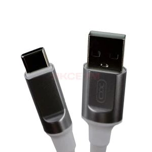 Кабель USB - Type-C XO NB251 (6A/силикон) белый