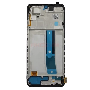 Дисплей с рамкой для Xiaomi Redmi Note 11/11S 4G/Poco M4 Pro 4G с тачскрином (черный) - OLED