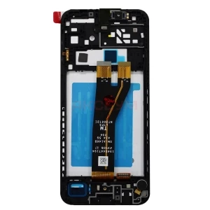 Дисплей с рамкой для Samsung Galaxy A14 5G (A146B) с тачскрином (черный) - Оригинал REF