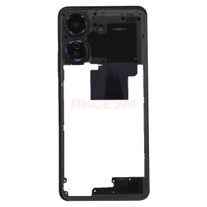 Средняя часть для Xiaomi Poco C65 (черная)