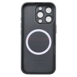 Чехол накладка для iPhone 16 Pro Max MagSafe SM021 (черный)