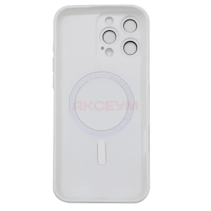 Чехол-накладка для iPhone 16 Pro Max SM020 Matte MagSafe (белый)