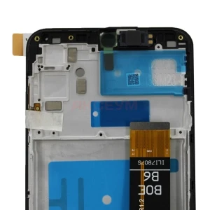 Дисплей с рамкой для Samsung Galaxy A23 (A235F) с тачскрином (черный) - Оригинал REF