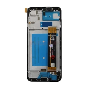 Дисплей с рамкой для Samsung Galaxy A23 (A235F) с тачскрином (черный) - Оригинал REF