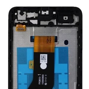 Дисплей с рамкой для Tecno Spark Go 2024 с тачскрином (черный) - Оригинал