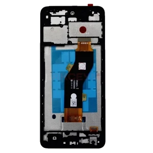Дисплей с рамкой для Tecno Spark Go 2024 с тачскрином (черный) - Оригинал