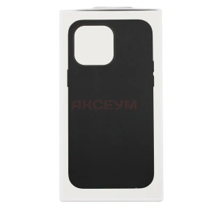 Чехол накладка для iPhone 16 MagSafe SM002 экокожа (черный)