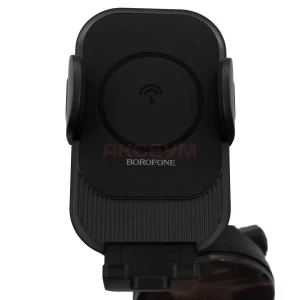 Авто держатель Borofone BH203 (MagSafe 15W/на приборную панель) черный