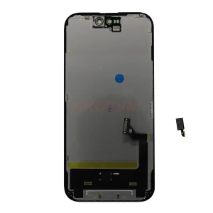 Дисплей для iPhone 15 с тачскрином (площадка под IC) черный - Soft OLED