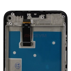 Дисплей с рамкой для Honor X7b 4G/90 Smart с тачскрином (черный) - Оригинал