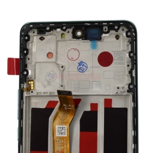 Дисплей с рамкой для Honor X9b с тачскрином (зеленый) - Оригинал
