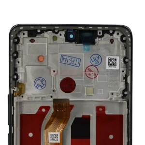 Дисплей с рамкой для Honor X9b с тачскрином (черный) - Оригинал