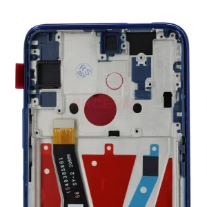 Дисплей с рамкой для Huawei P Smart Z/Y9 Prime 2019 с тачскрином (синий) - Оригинал