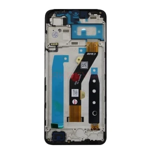 Дисплей с рамкой для Infinix Smart 7 HD с тачскрином (черный) - Оригинал