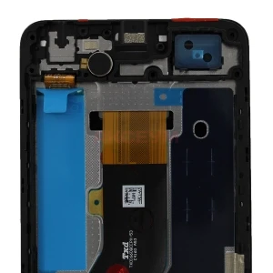 Дисплей с рамкой для Infinix Smart 8 с тачскрином (черный) - Оригинал