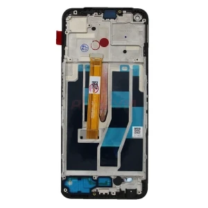 Дисплей с рамкой для Realme 9 Pro/Q5 с тачскрином (черный) - Оригинал