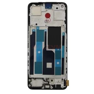 Дисплей с рамкой для Realme 9 Pro+ с тачскрином (черный) - Оригинал