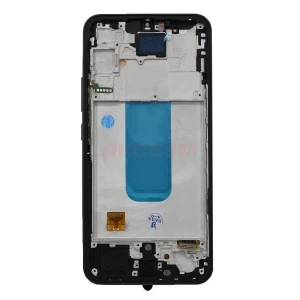 Дисплей с рамкой для Samsung Galaxy A34 5G (A346B) с тачскрином (большой экран/черный) - OLED