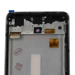 Дисплей с рамкой для Samsung Galaxy A52/A52 5G/A52s 5G (A525F/A526B/A528B) с тачскрином (большой экран/черный) - OLED