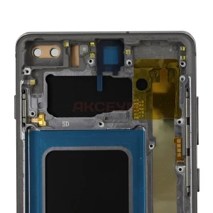 Дисплей с рамкой для Samsung Galaxy S10+ (G975F) с тачскрином (черный) - In-Cell