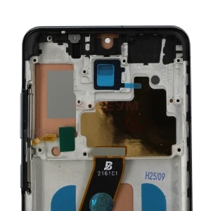 Дисплей с рамкой для Samsung Galaxy S20 (G980F) с тачскрином (серый) - In-Cell