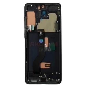 Дисплей с рамкой для Samsung Galaxy S20+ (G985F) с тачскрином (черный) - In-Cell