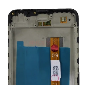 Дисплей с рамкой для Vivo Y31 2021 с тачскрином (черный) - Оригинал