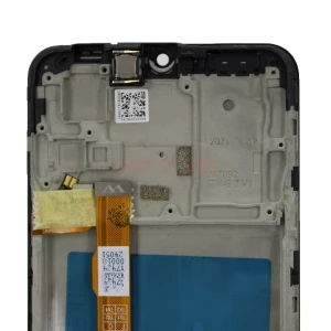Дисплей с рамкой для Vivo Y31 2021 с тачскрином (черный) - Оригинал