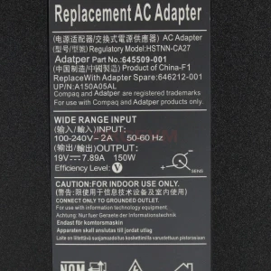 Блок питания для ноутбуков HP 19V/7.89A/150W (7.4х5.0  с иглой)