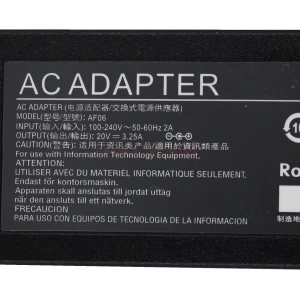 Блок питания для ноутбуков Lenovo 20V/3.25A/65W (5.5х2.5) - Стандарт